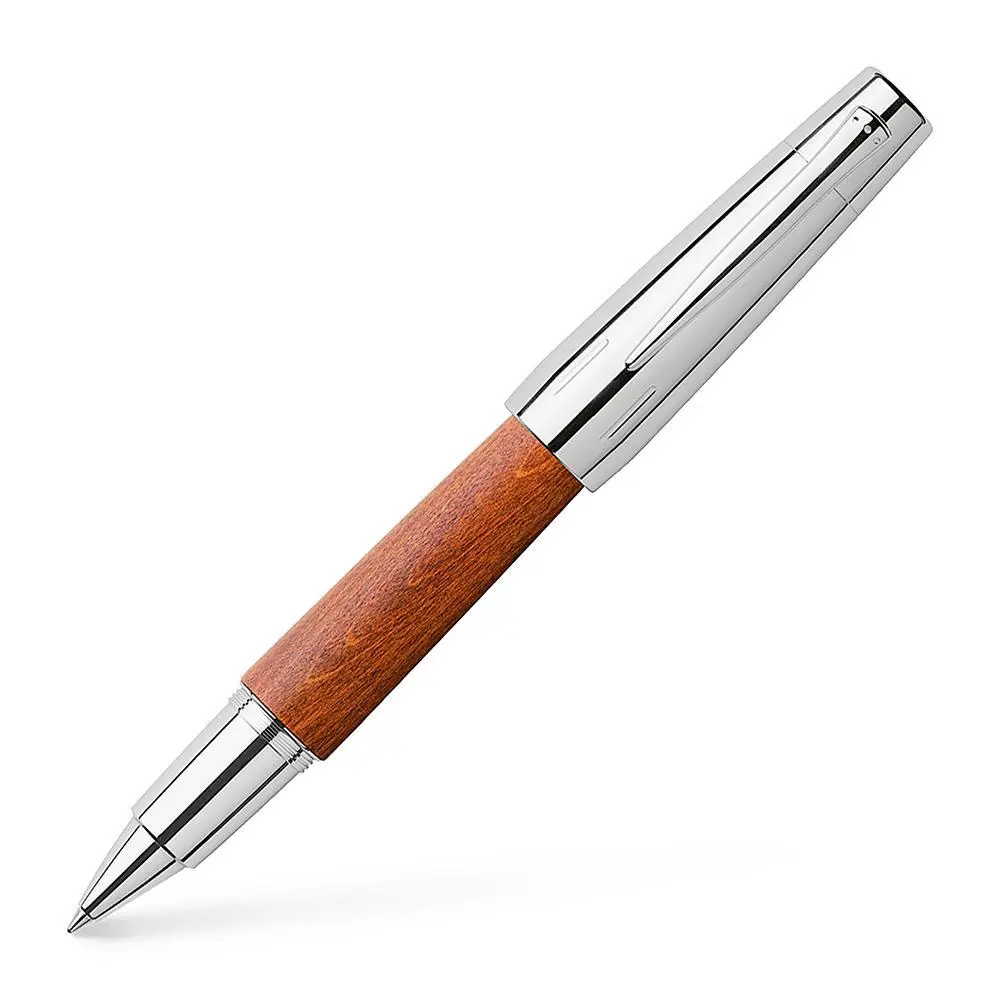 Faber-Castell, E-Motion Tintenroller, Holzschaft, Birnbaum 1