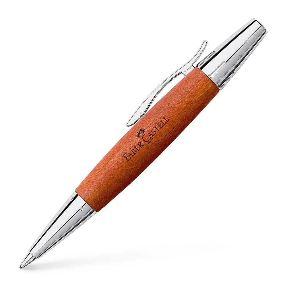 Faber-Castell, E-Motion Kugelschreiber, Holzschaft, Birnbaum 1