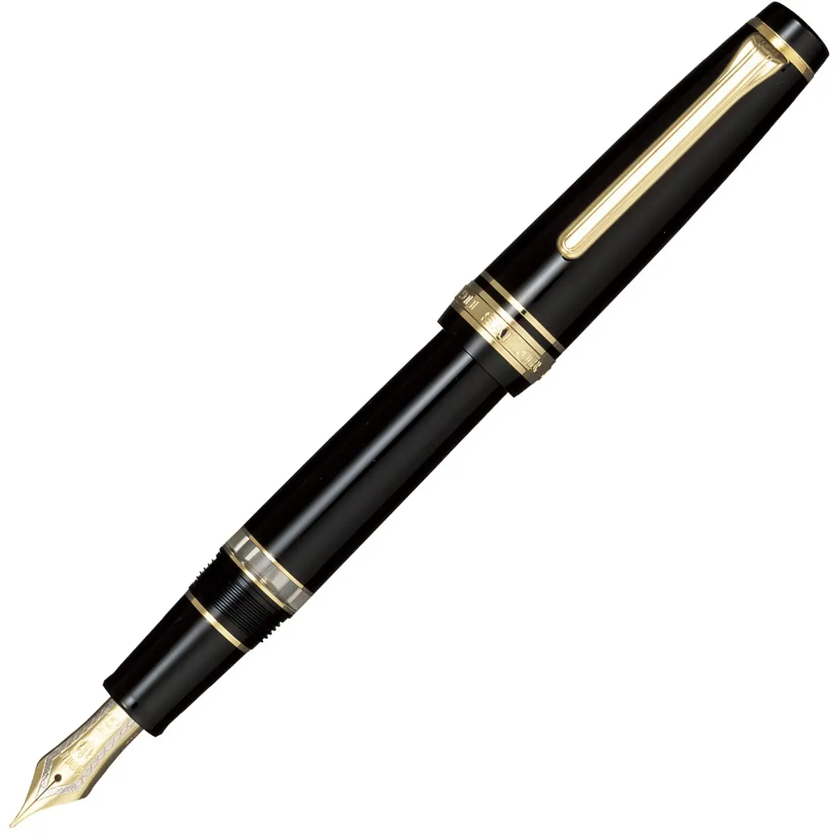 Sailor, Füller Pro Gear Realo, Gold, 21K Feder, Schwarz 1
