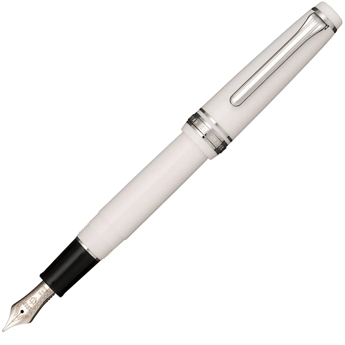 Sailor, Füller Pro Gear Slim, Silber, 14K Feder, Weiss 1