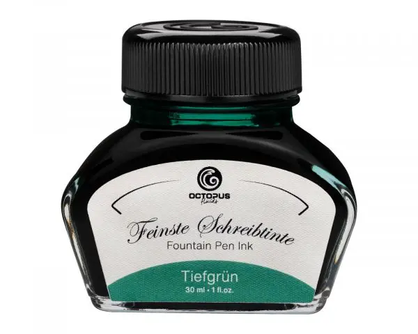 Octopus Fluids Schreibtinte Classic Tiefgrün 1