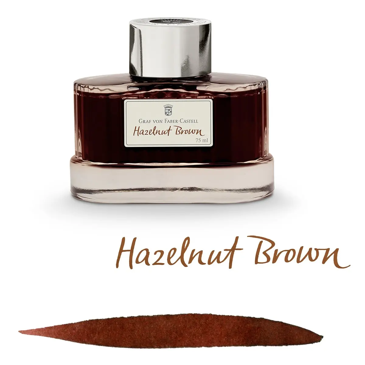 Graf Von Faber-Castell, Tintenglas, 75 Ml, Hazelnut Brown 1