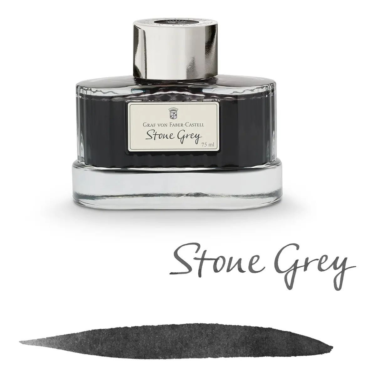 Graf Von Faber-Castell, Tintenglas, 75 Ml, Stone Grey 1