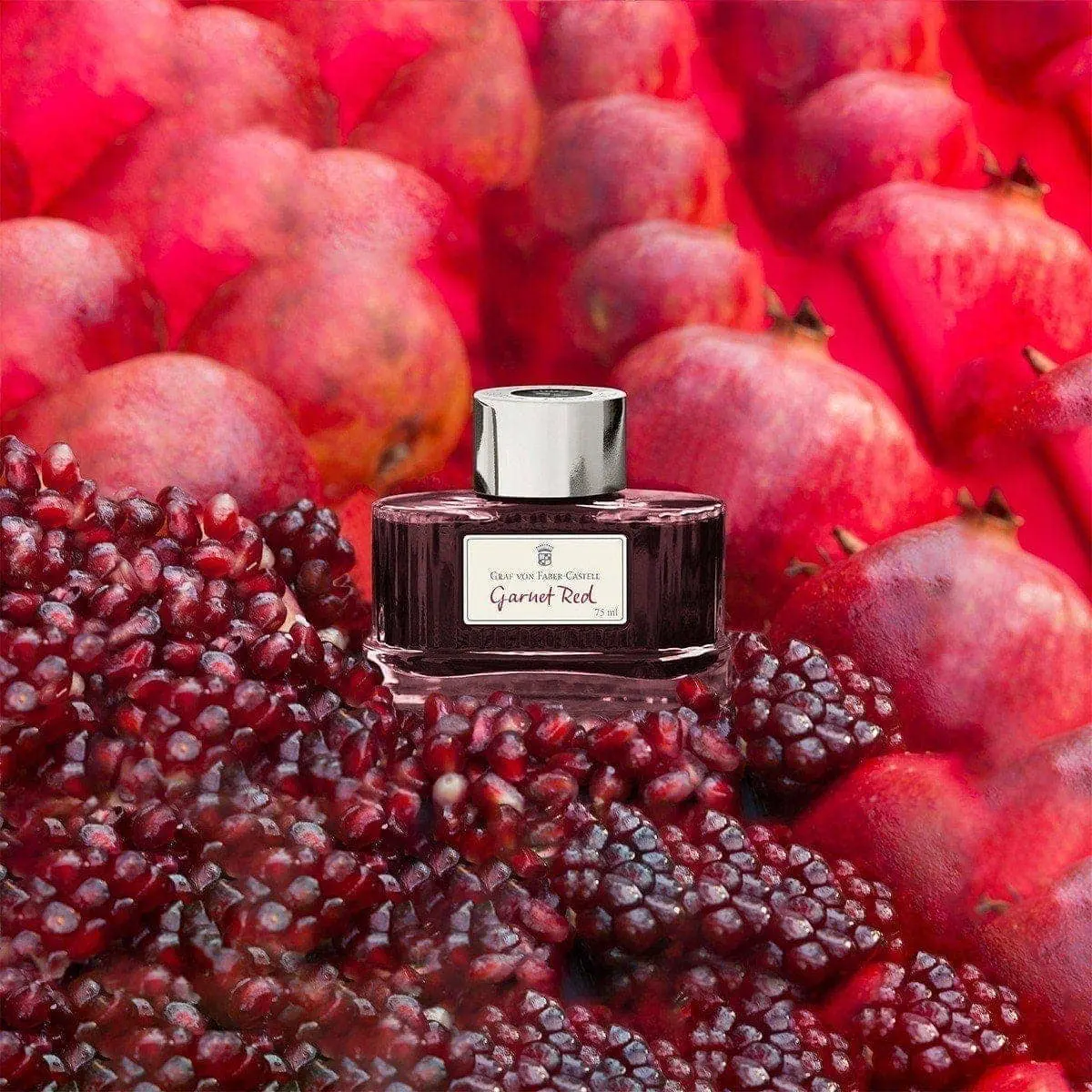 Graf Von Faber-Castell, Tintenglas, 75 Ml, Garnet Red 1