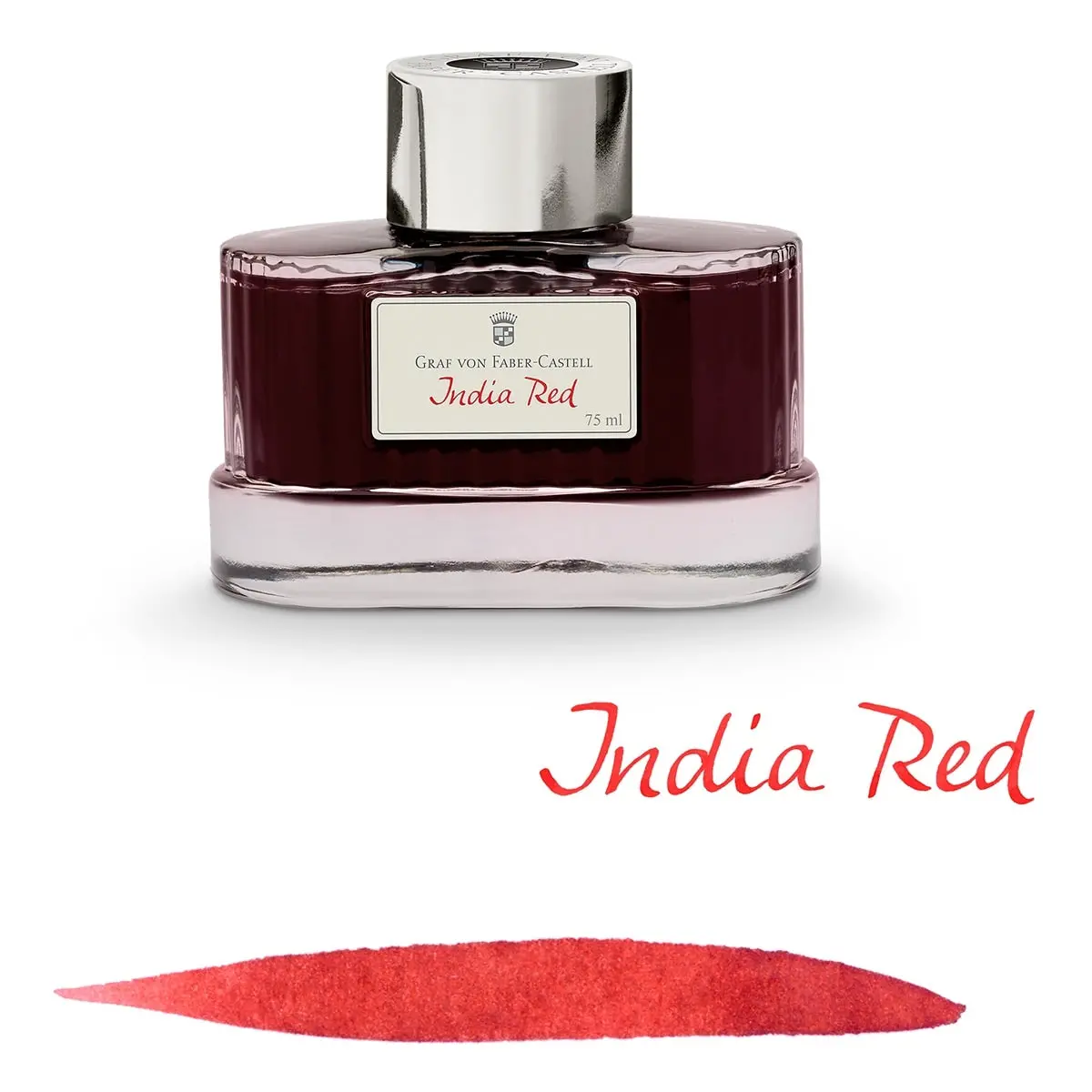 Graf Von Faber-Castell, Tintenglas, 75 Ml, India Red 1