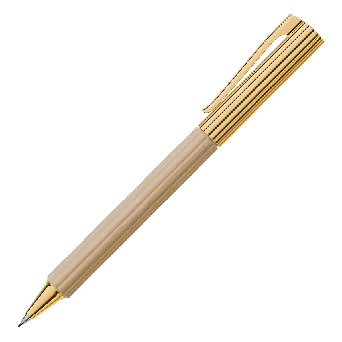 Graf Von Faber-Castell Drehbleistift Bloom Hainbuche, Vergoldet, 0.5Mm, Creme 1
