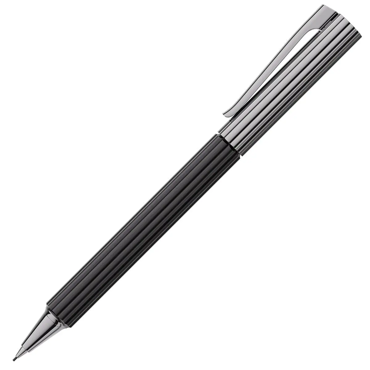 Graf Von Faber-Castell Drehbleistift Bloom Ebenholz, Rutheniert, 0.5Mm, Schwarz 1