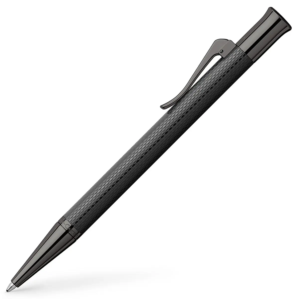 Graf Von Faber-Castell Kugelschreiber, Guilloche Black Edition, Schwarz 1