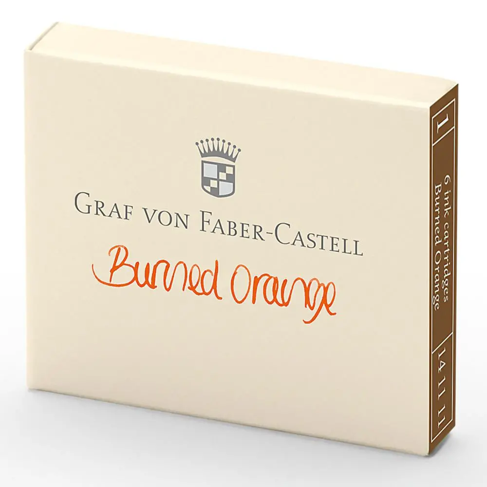 Graf Von Faber-Castell, Tintenpatrone, 6X, Burned Orange 1