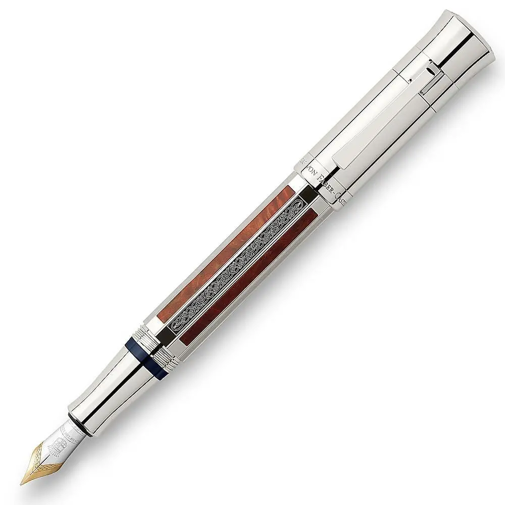 Graf Von Faber-Castell, Füller Pen Of The Year 2017 - Vikings, Ltd Ed. 18K Feder, Chrom 1