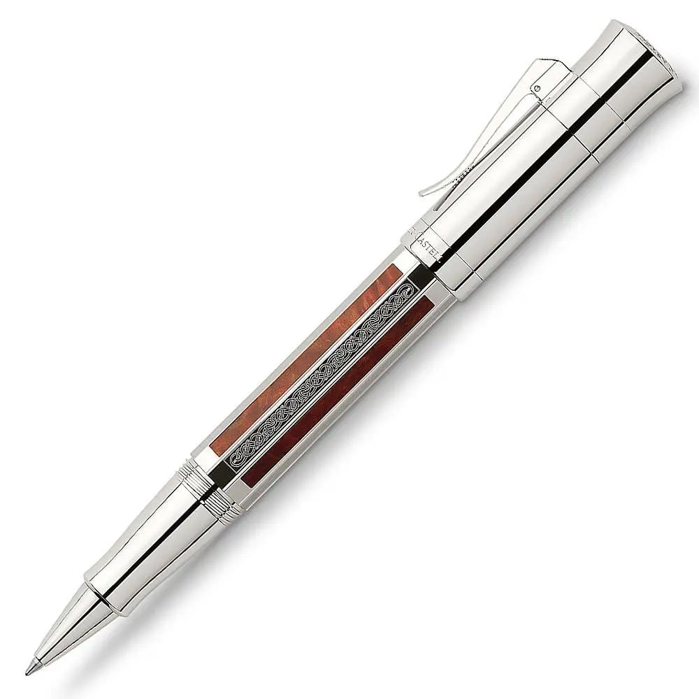 Graf Von Faber-Castell, Tintenroller Pen Of The Year 2017 - Vikings, Ltd Ed. Silver Ed. Chrom 1
