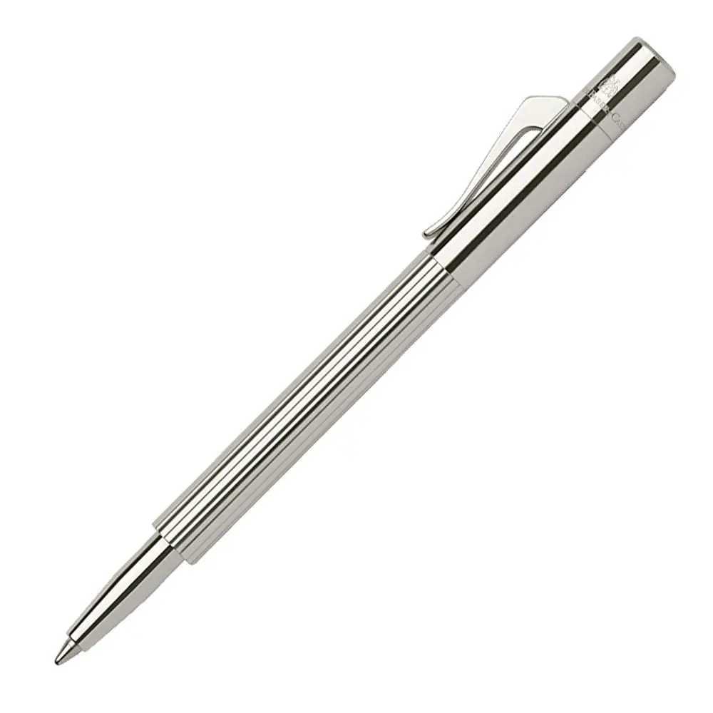 Graf Von Faber-Castell, Kugelschreiber Pocket Pen, Länge 90Mm Ø 7,1Mm, Silber 1