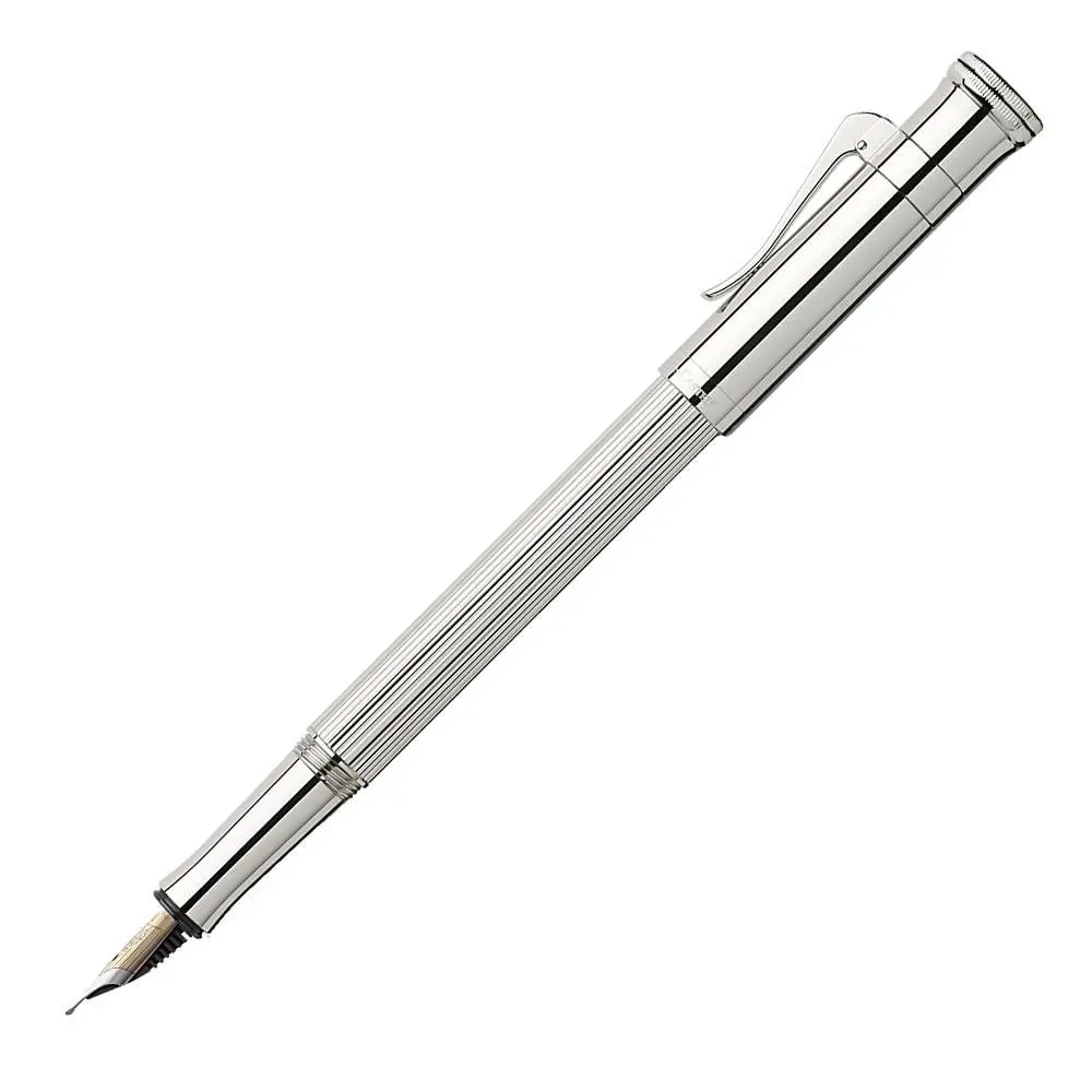 Graf Von Faber-Castell, Füller Classic Sterling, 18K Feder, Silber 1