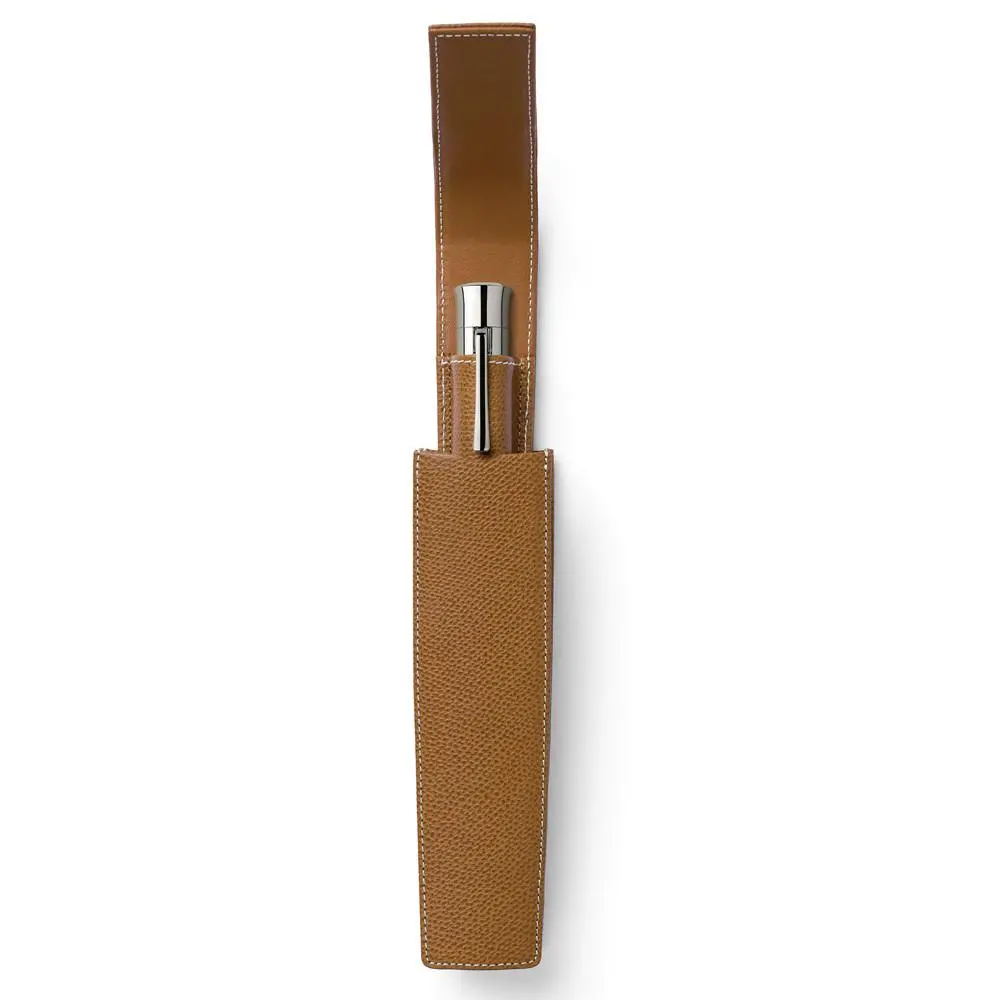 Graf Von Faber-Castell, Stifteetui Pen Of The Year, Für 1 Schreibgerät Genarbt, Cognac 1