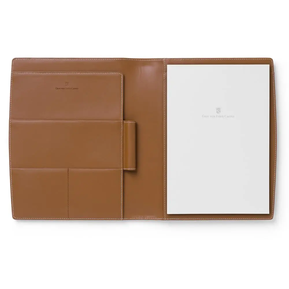 Graf Von Faber-Castell, Schreibmappe, A5 Genarbt, Cognac 1