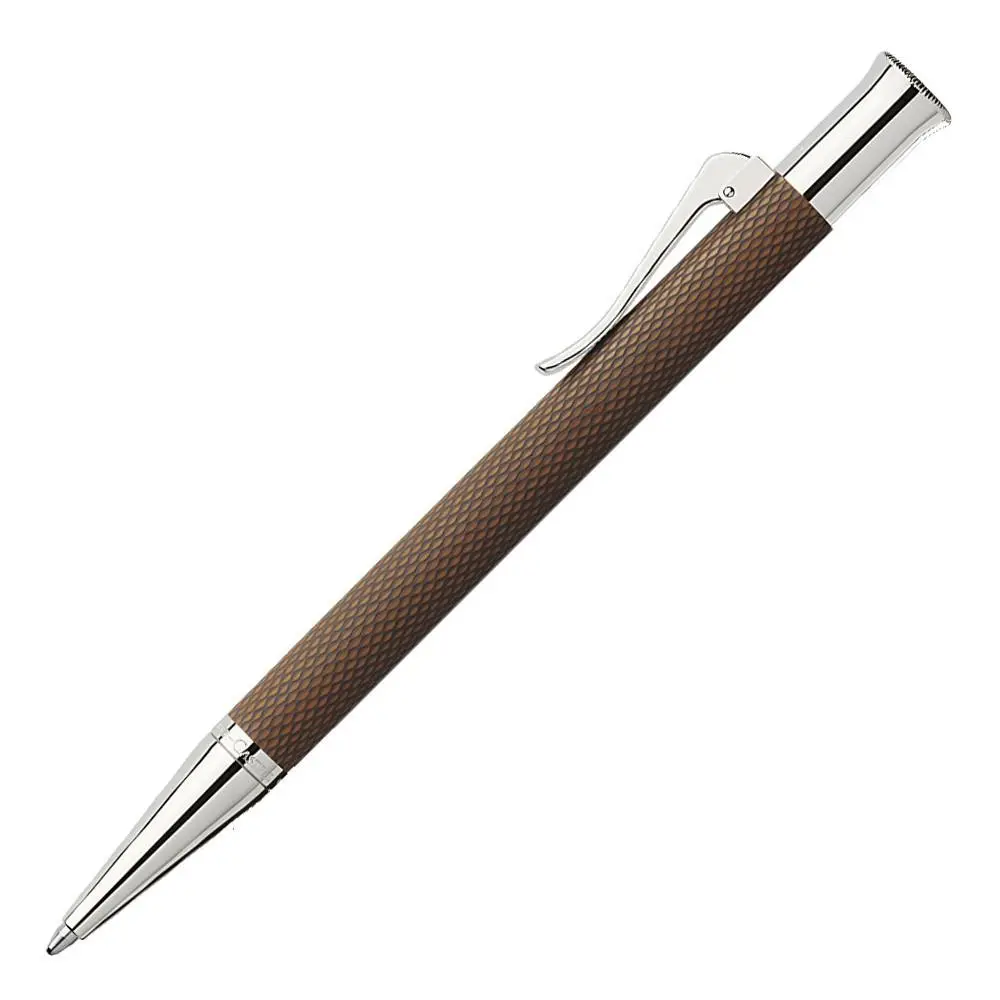 Graf Von Faber-Castell, Kugelschreiber Guilloche, Braun 1