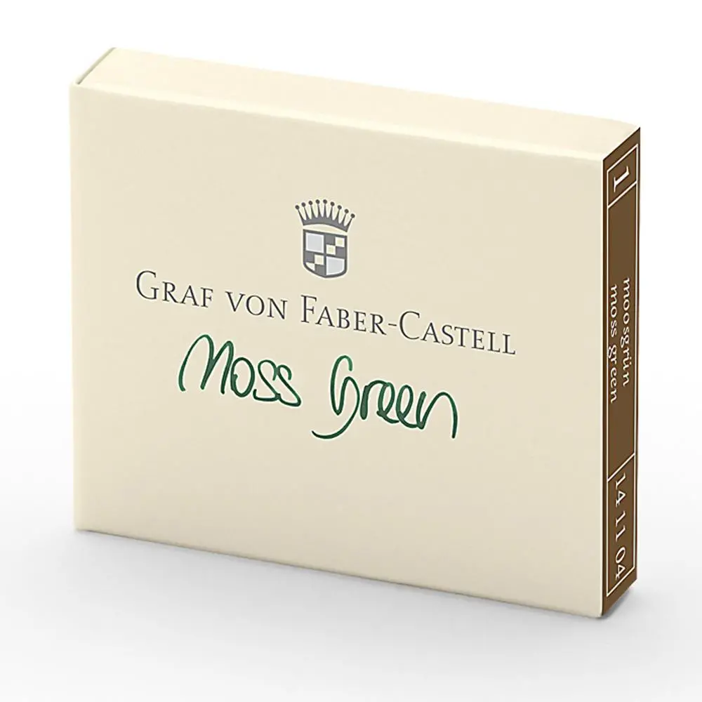 Graf Von Faber-Castell, Tintenpatrone, 6X, Moss Green 1