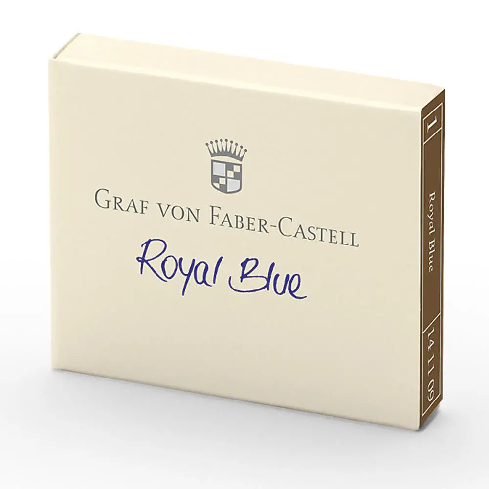 Graf Von Faber-Castell, Tintenpatrone, 6X, Royal Blue 1