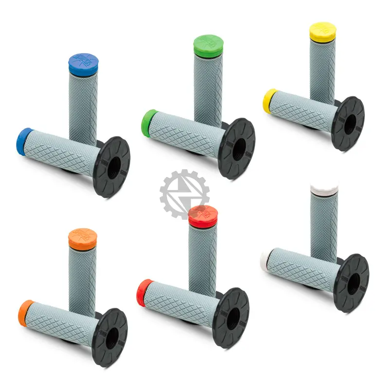 Pro Taper Handlebar Grips Tri Density Full Diamond Grey/Red 1