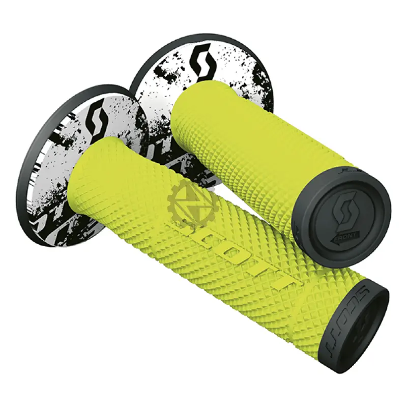 Scott Handlebar Grips Sx Ii Black/Yellow 1