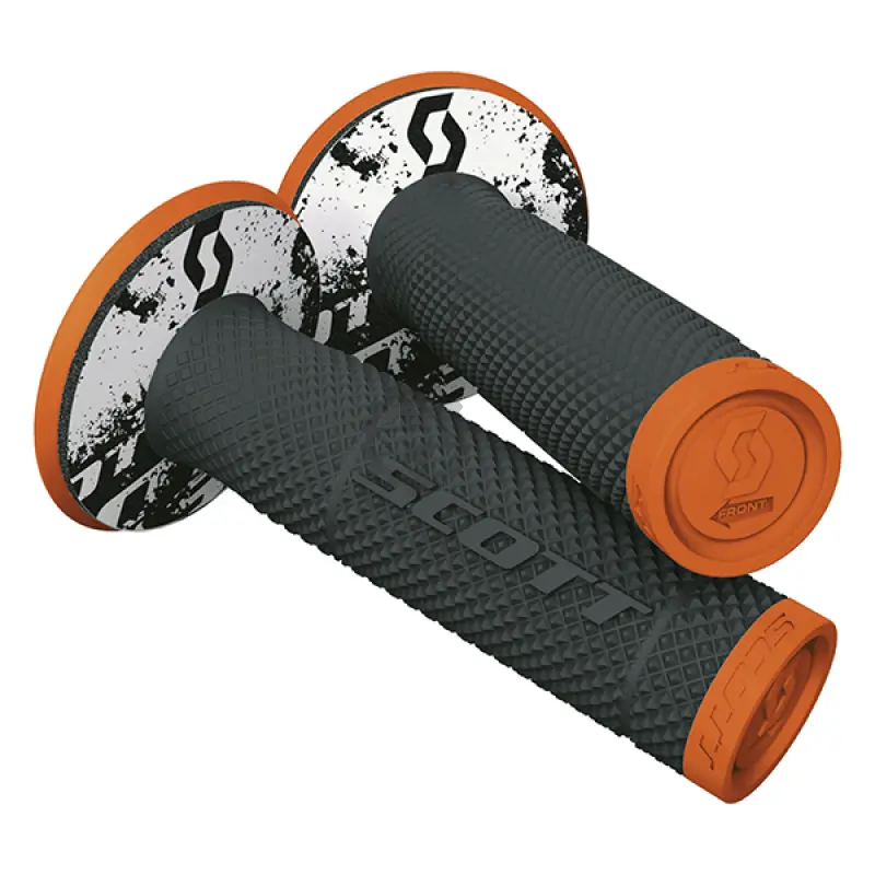 Scott Handlebar Grips  Sx Ii Orange/Black 1