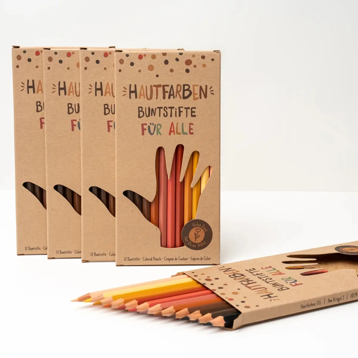 12 Hautfarben-Buntstifte 1