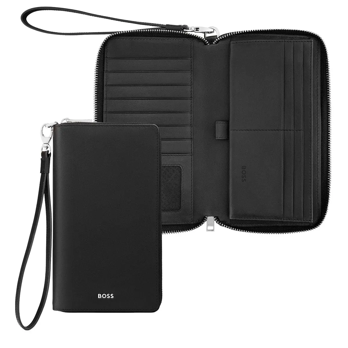 Hugo Boss Brieftasche Classic Smooth, Schwarz 1