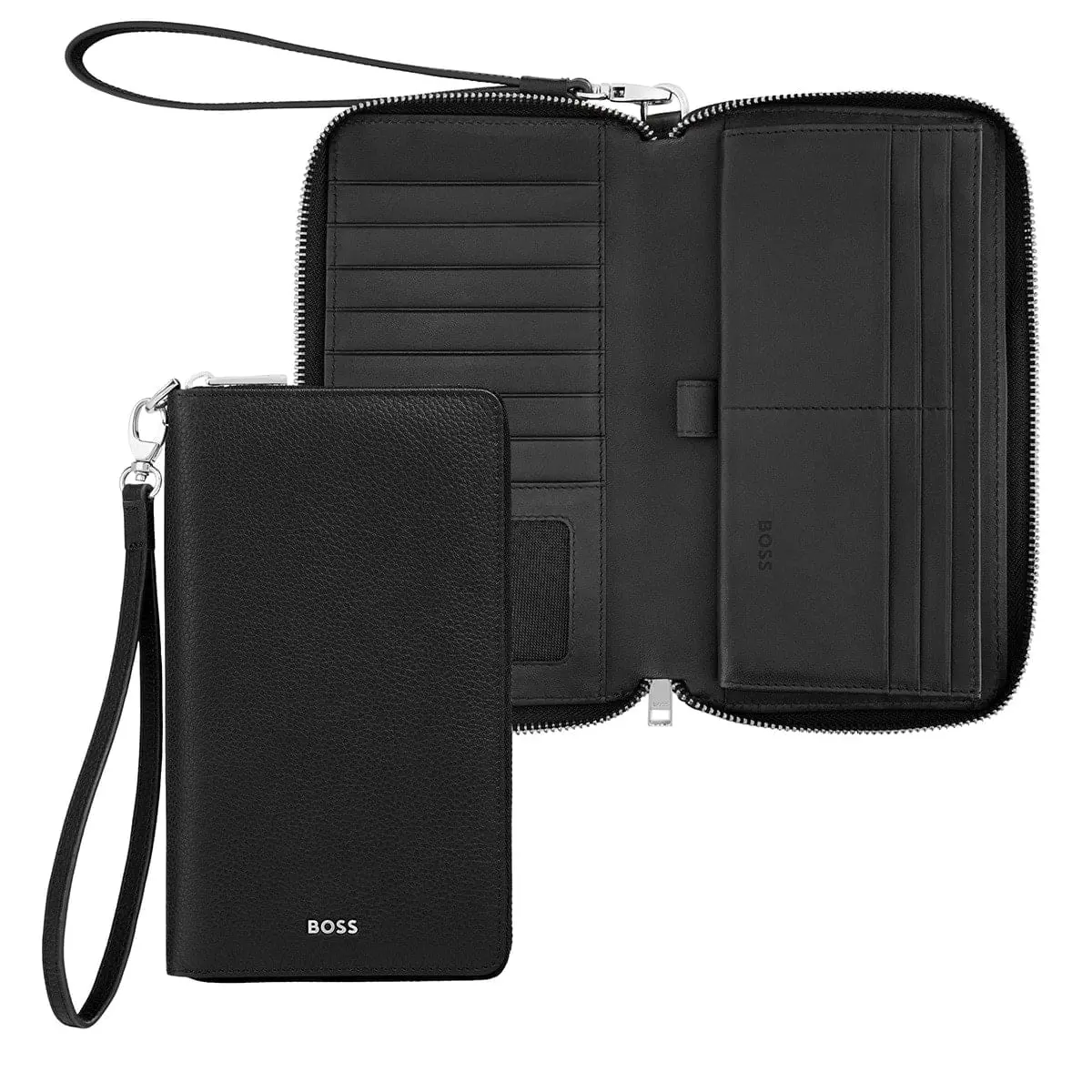 Hugo Boss Brieftasche Classic Smooth, Schwarz 1