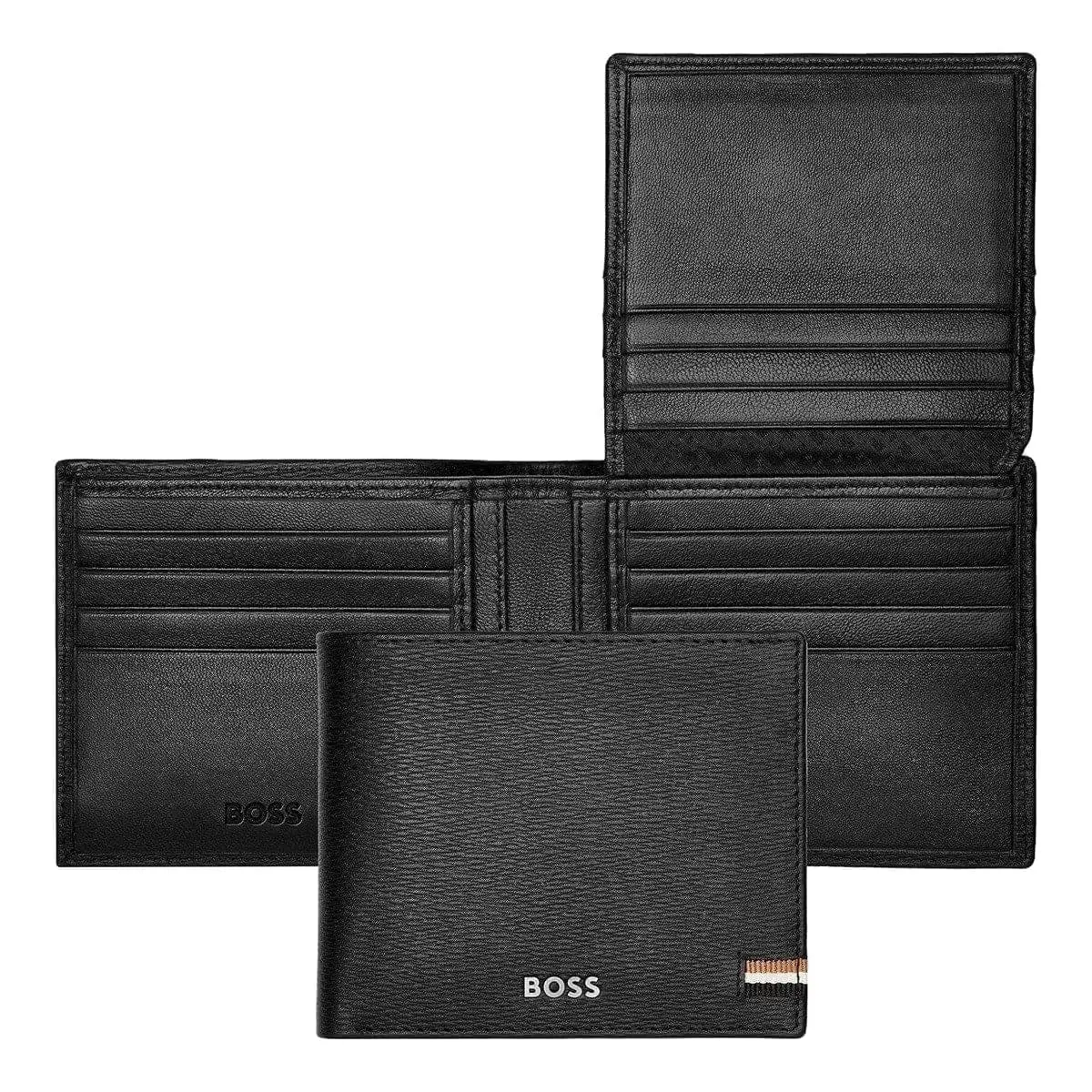 Hugo Boss Brieftasche, Iconic Mit Klappe Black 1
