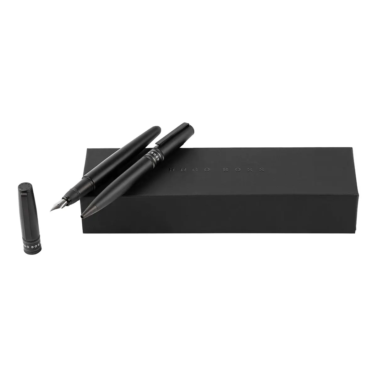 Hugo Boss, Schreibset Gear Illusion, Schwarz 1
