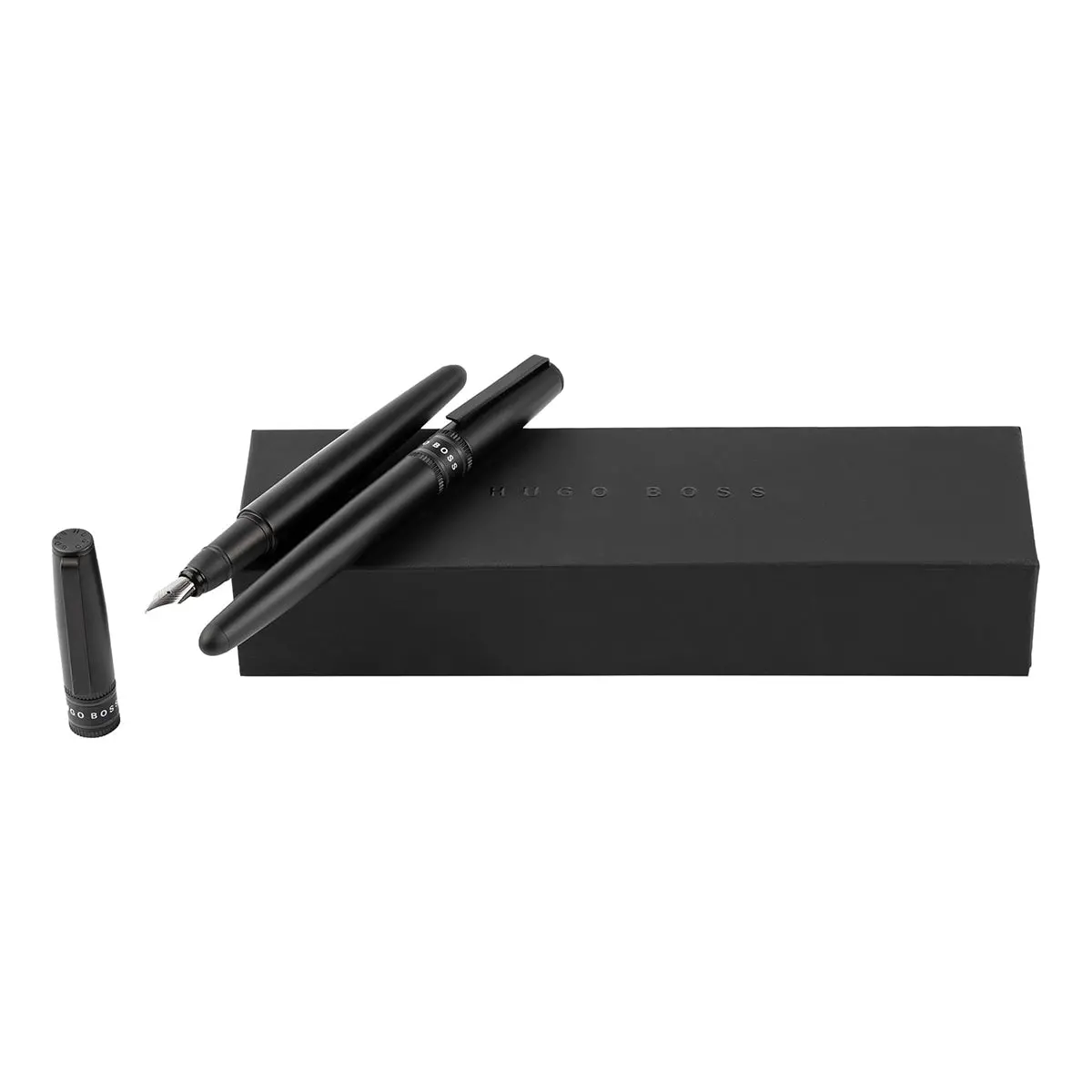 Hugo Boss, Schreibset Gear Illusion, Schwarz 1