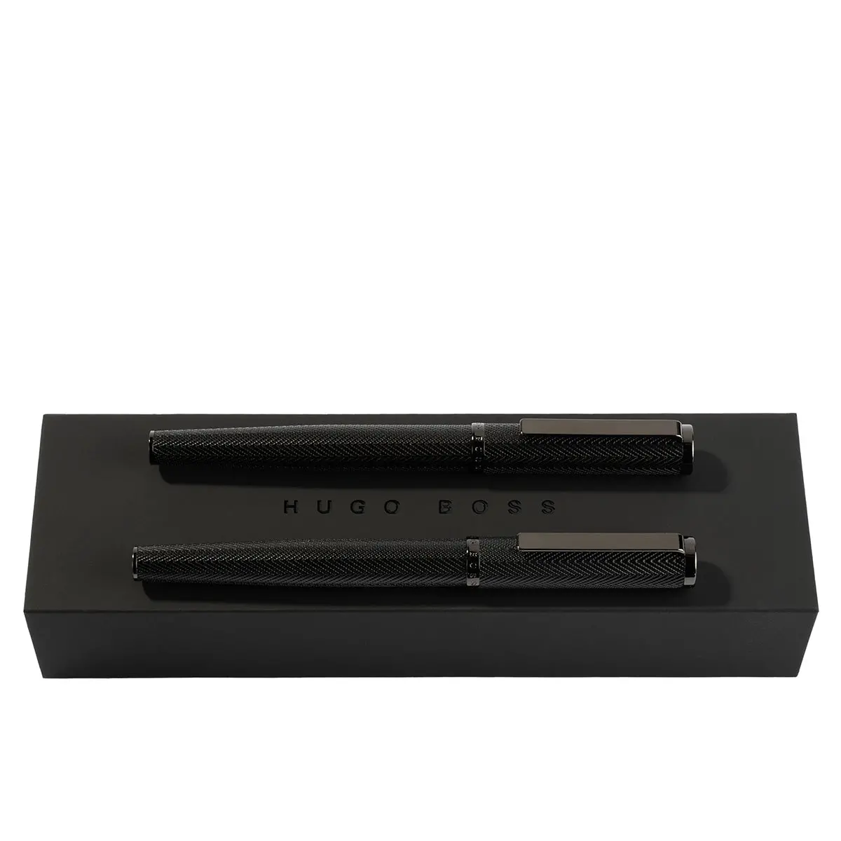 Hugo Boss, Schreibset Herringbone, Gun 1