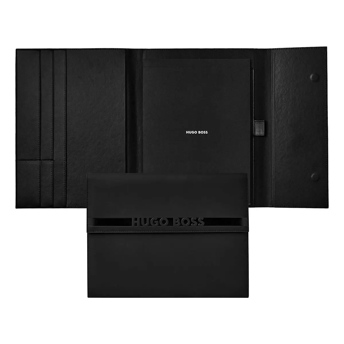 Hugo Boss, Schreibmappe Cloud Matte, A4, Schwarz 1