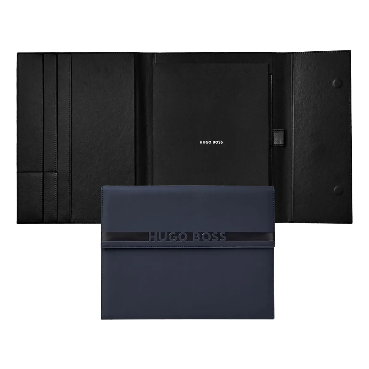 Hugo Boss, Schreibmappe Cloud Matte, A4, Blau 1