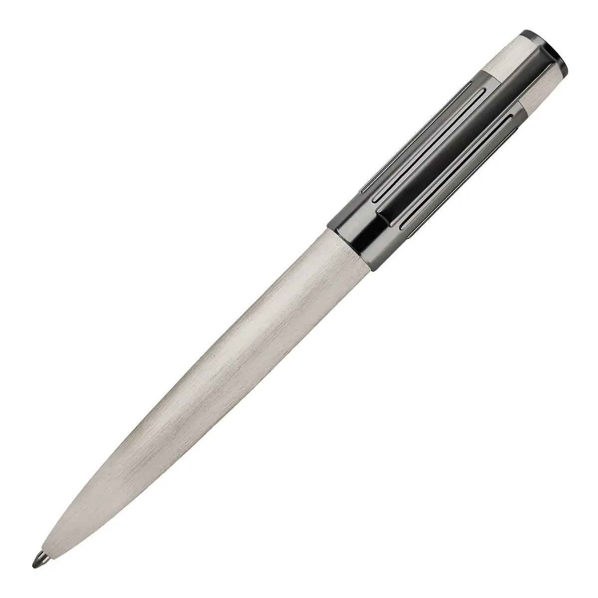 Hugo Boss, Kugelschreiber Gear Ribs, Chrom 1