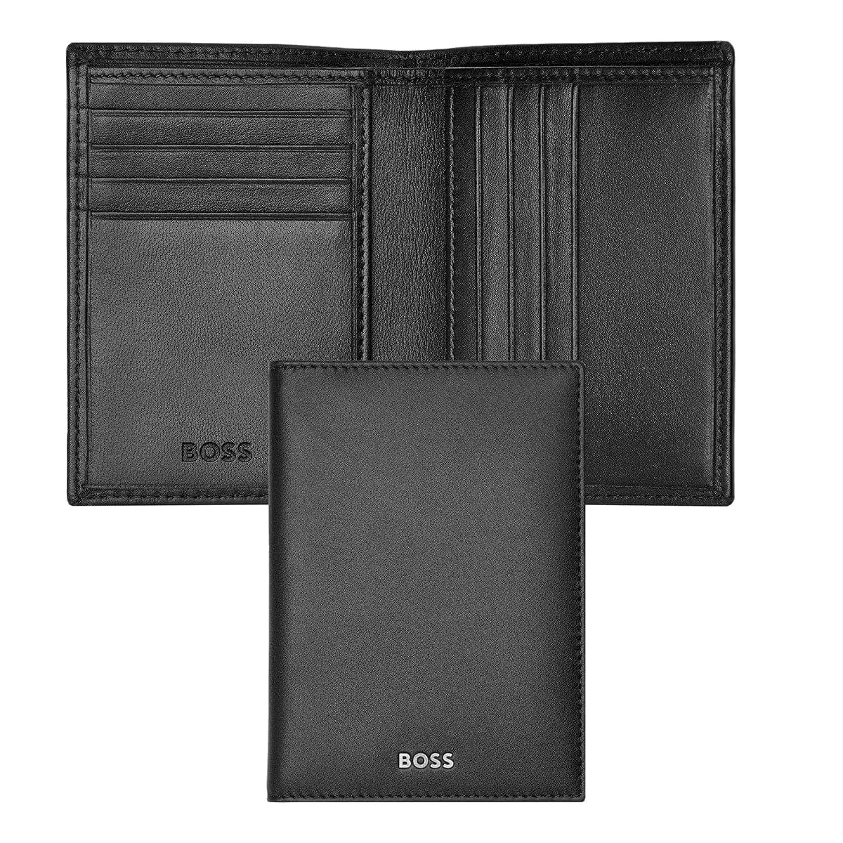 Hugo Boss Kreditkartenetui, Classic Doppelhalter Smooth, Black 1