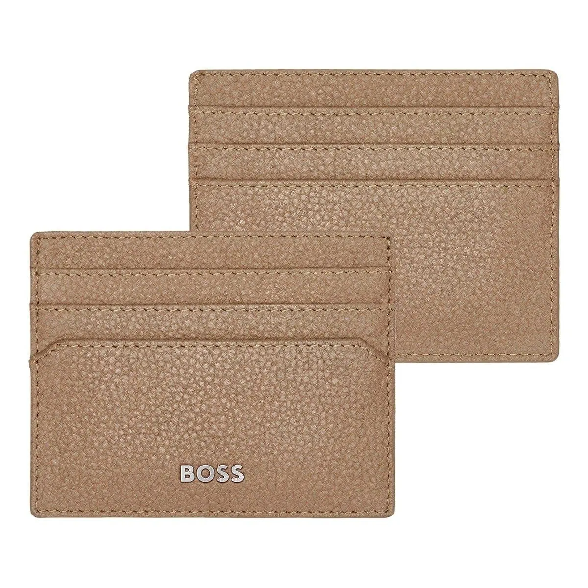 Hugo Boss Kreditkartenetui, Classic Grained, Camel 1