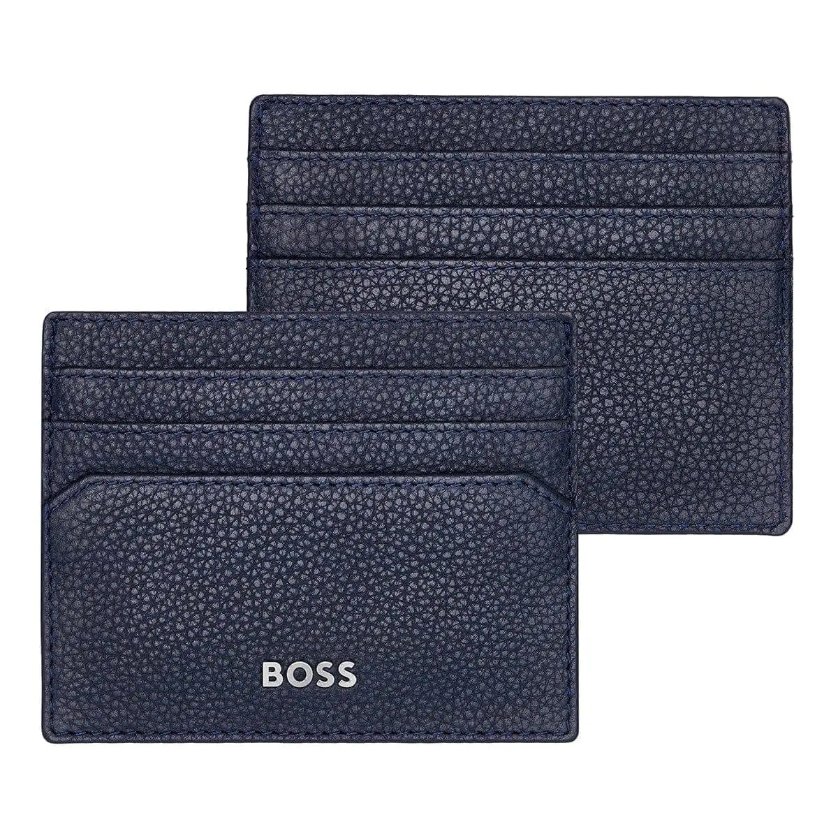 Hugo Boss Kreditkartenetui, Classic Grained, Navy 1