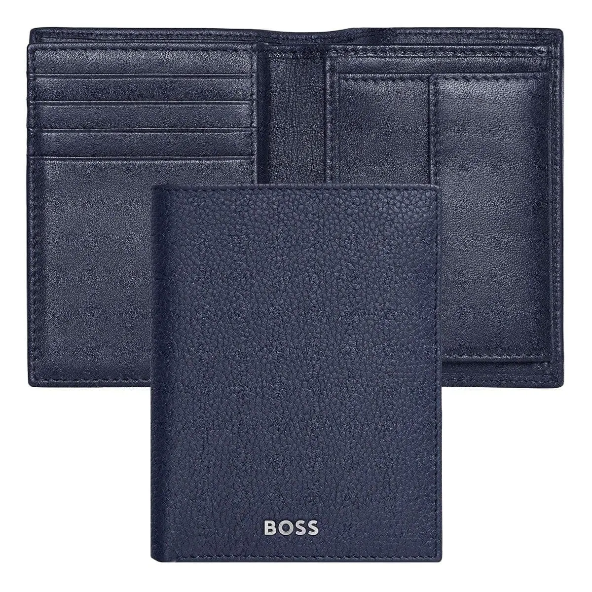 Hugo Boss, Kreditkartenetui, Classic Grained, Navy 1