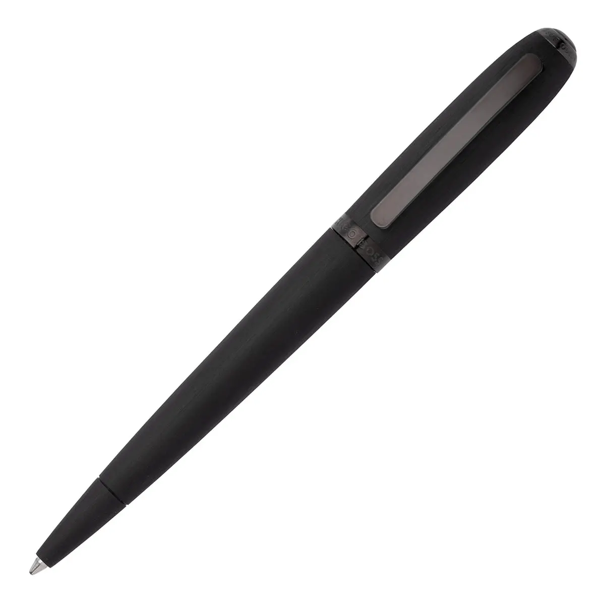 Hugo Boss, Kugelschreiber Contour, Gebürstet, Schwarz 1