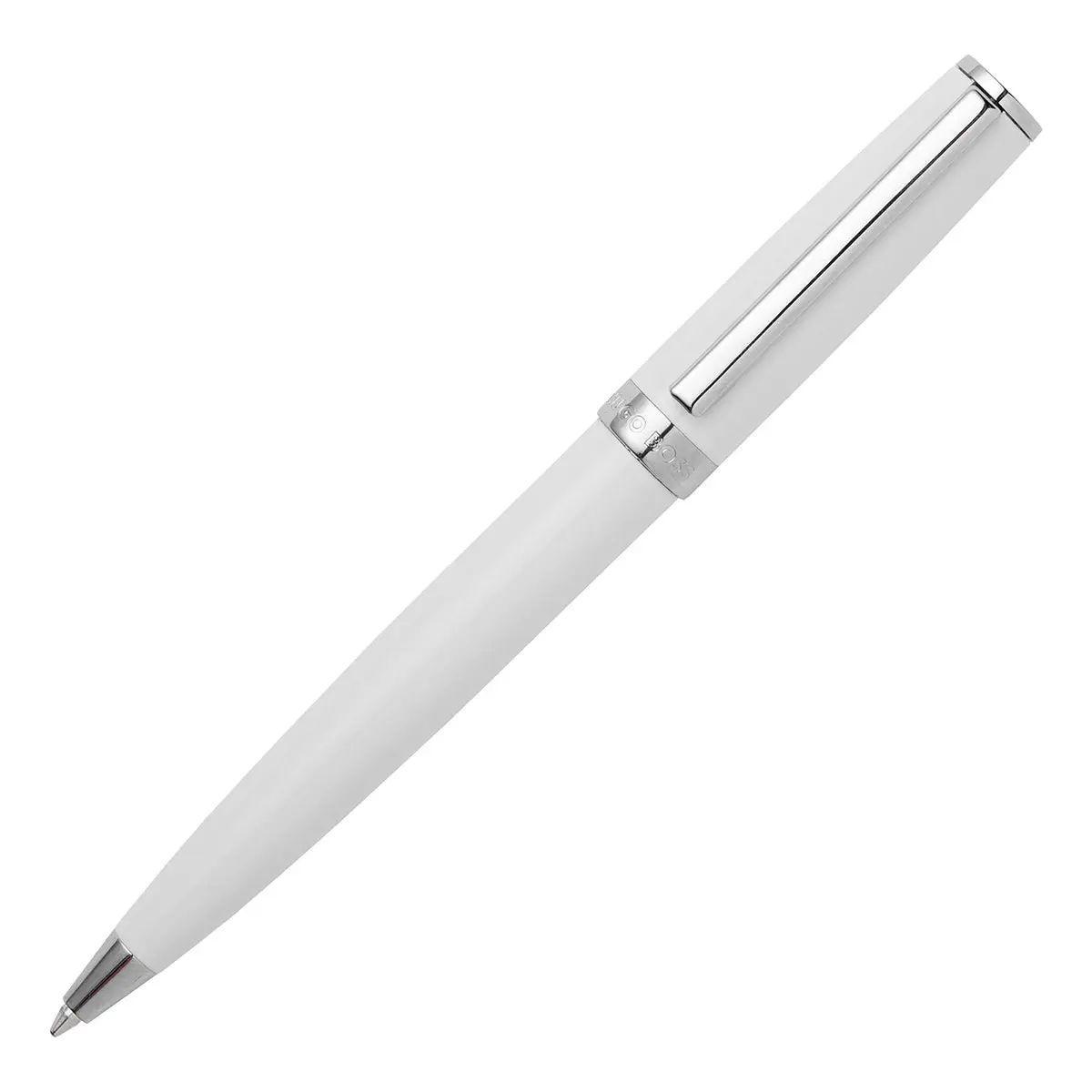 Hugo Boss, Kugelschreiber Gear Icon, Weiss 1