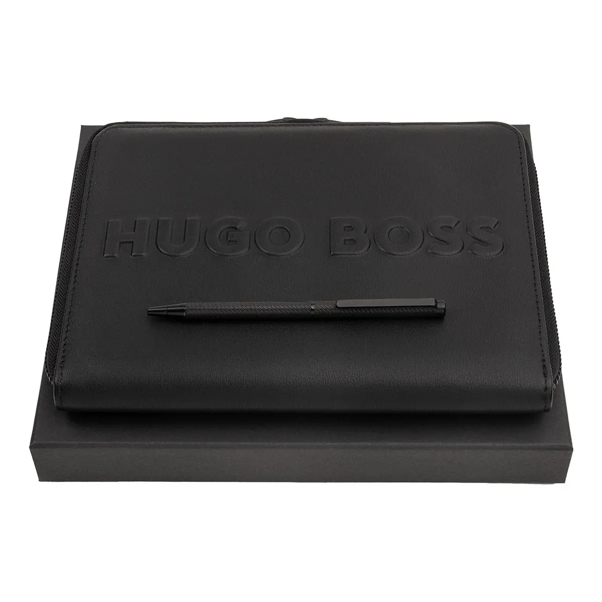 Hugo Boss, Schreibset, A5, Schwarz 1