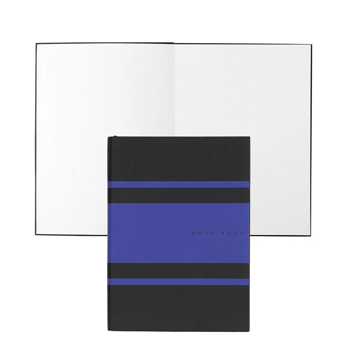Hugo Boss, Notizbuch Essential Gear, A5 Dotted Weiss, Blau 1