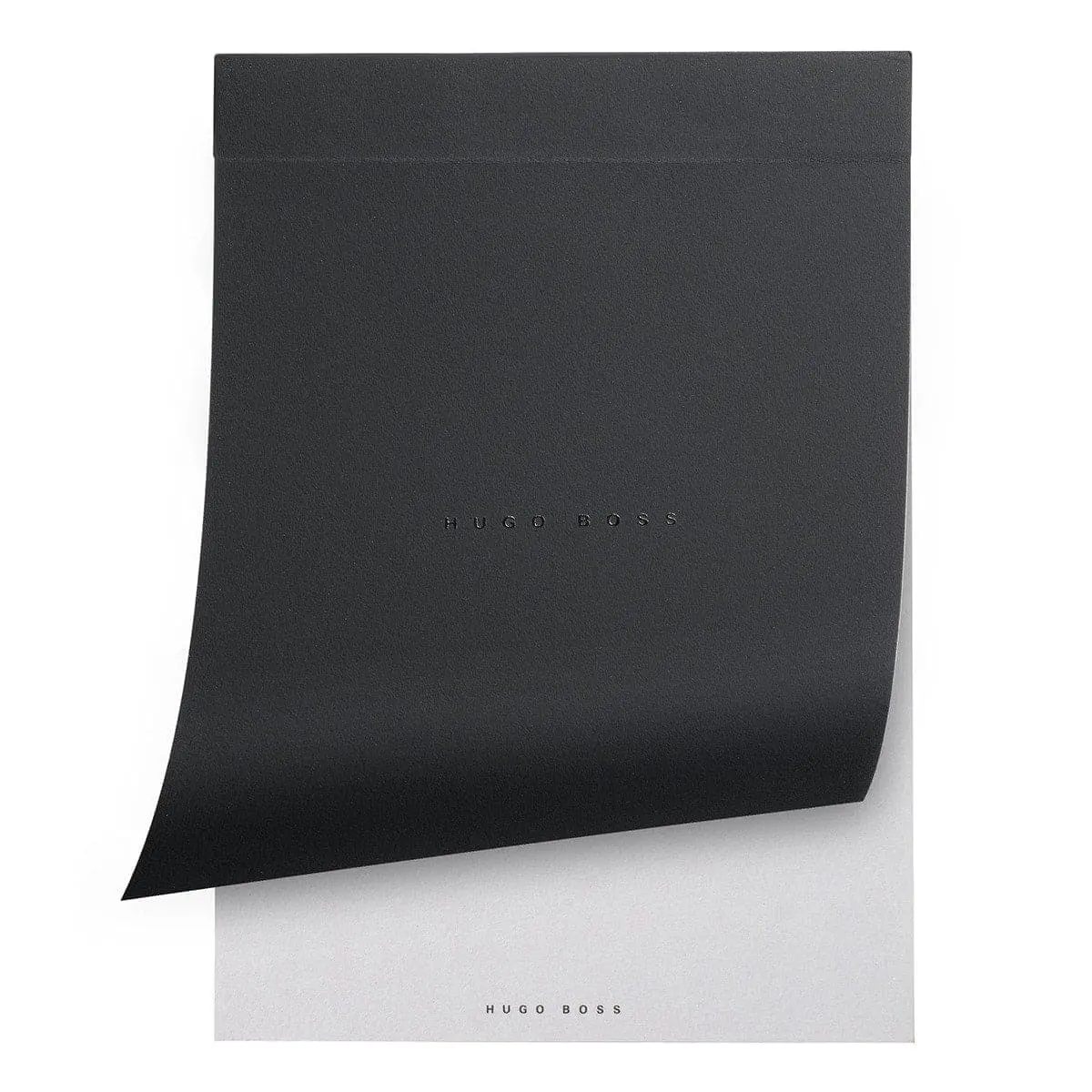 Hugo Boss, Notizbuch, A6 Blanko Weiss, Schwarz 1
