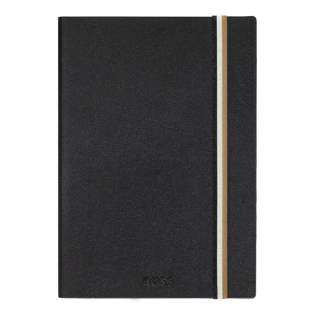 Hugo Boss Notizbuch Iconic A5, Schwarz 1