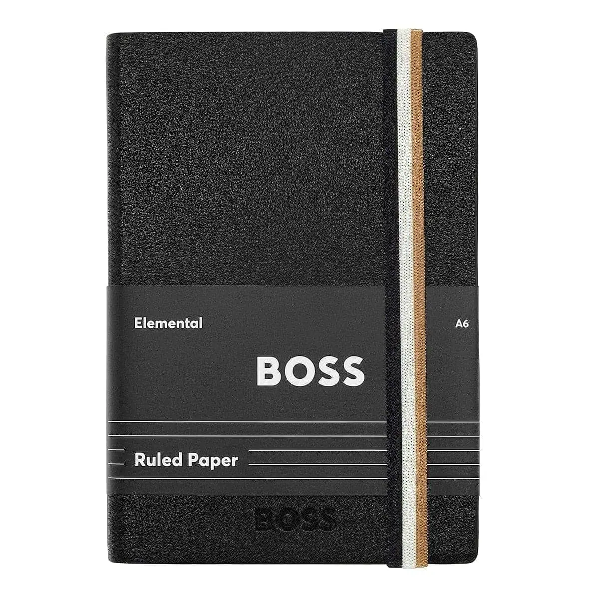 Hugo Boss Notizbuch Iconic A6, Schwarz 1