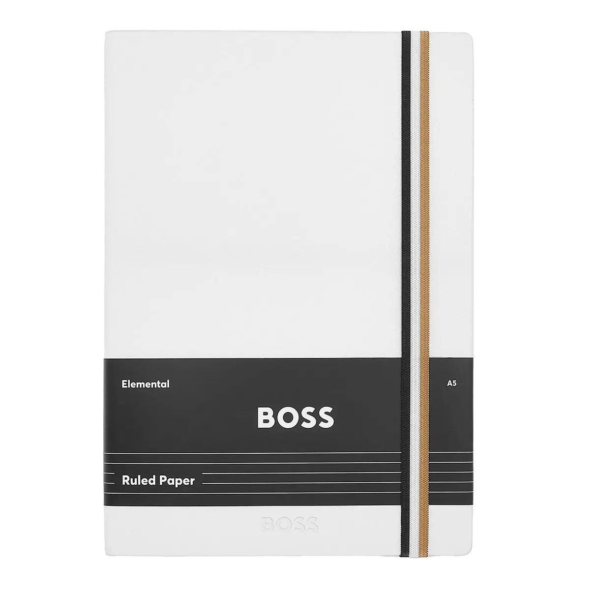 Hugo Boss Notizbuch Iconic A5, Weiß 1