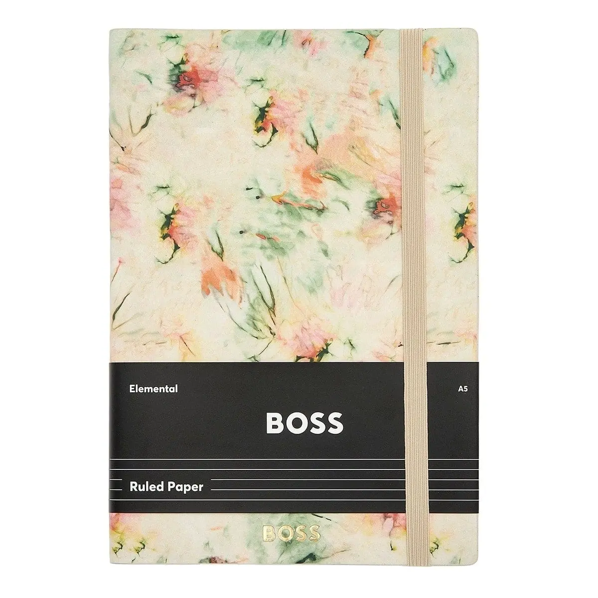 Hugo Boss Notizbuch Tie-Dye Flower, A5, Flower Cream 1