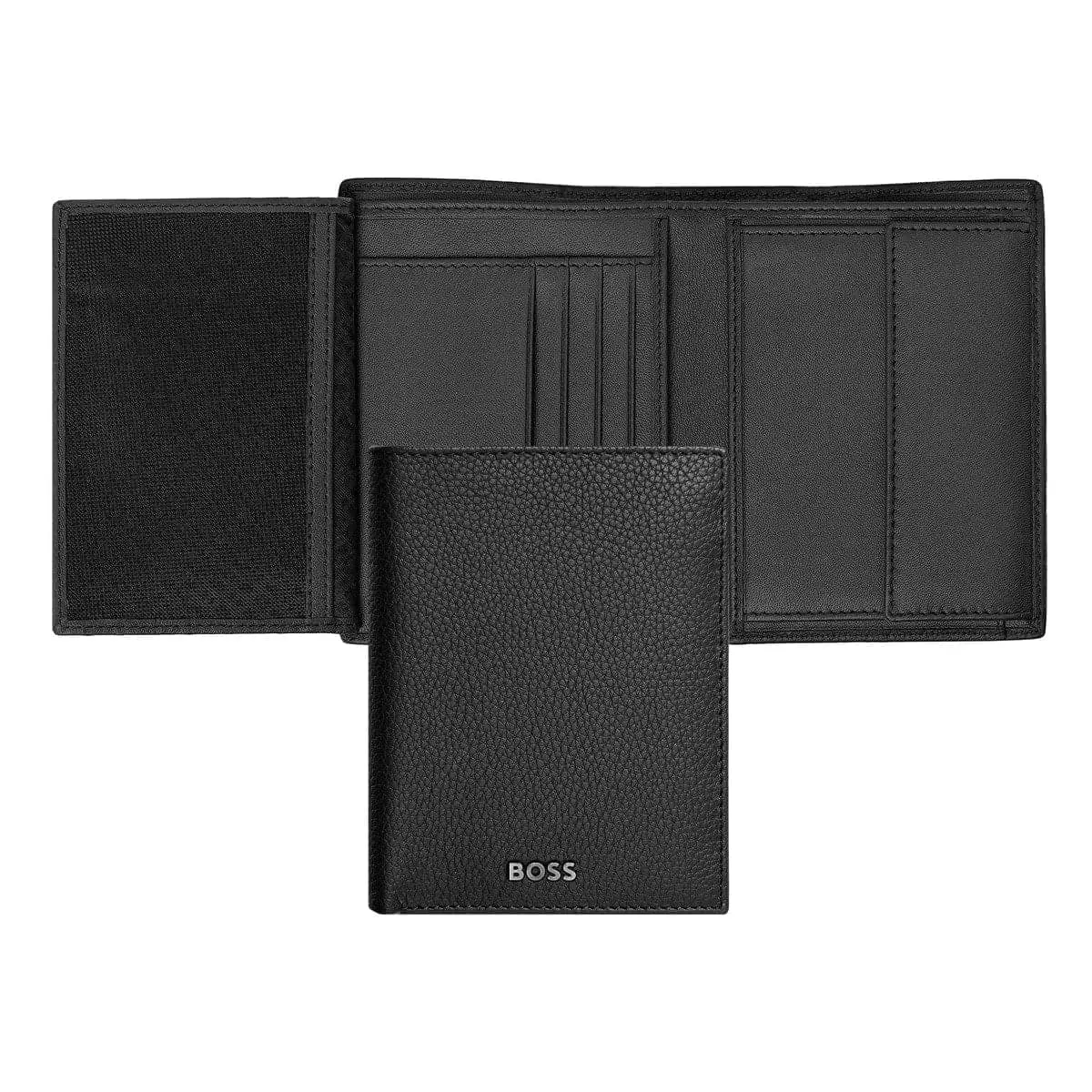 Hugo Boss, Portemonnaie, Classic Grained, Black 1