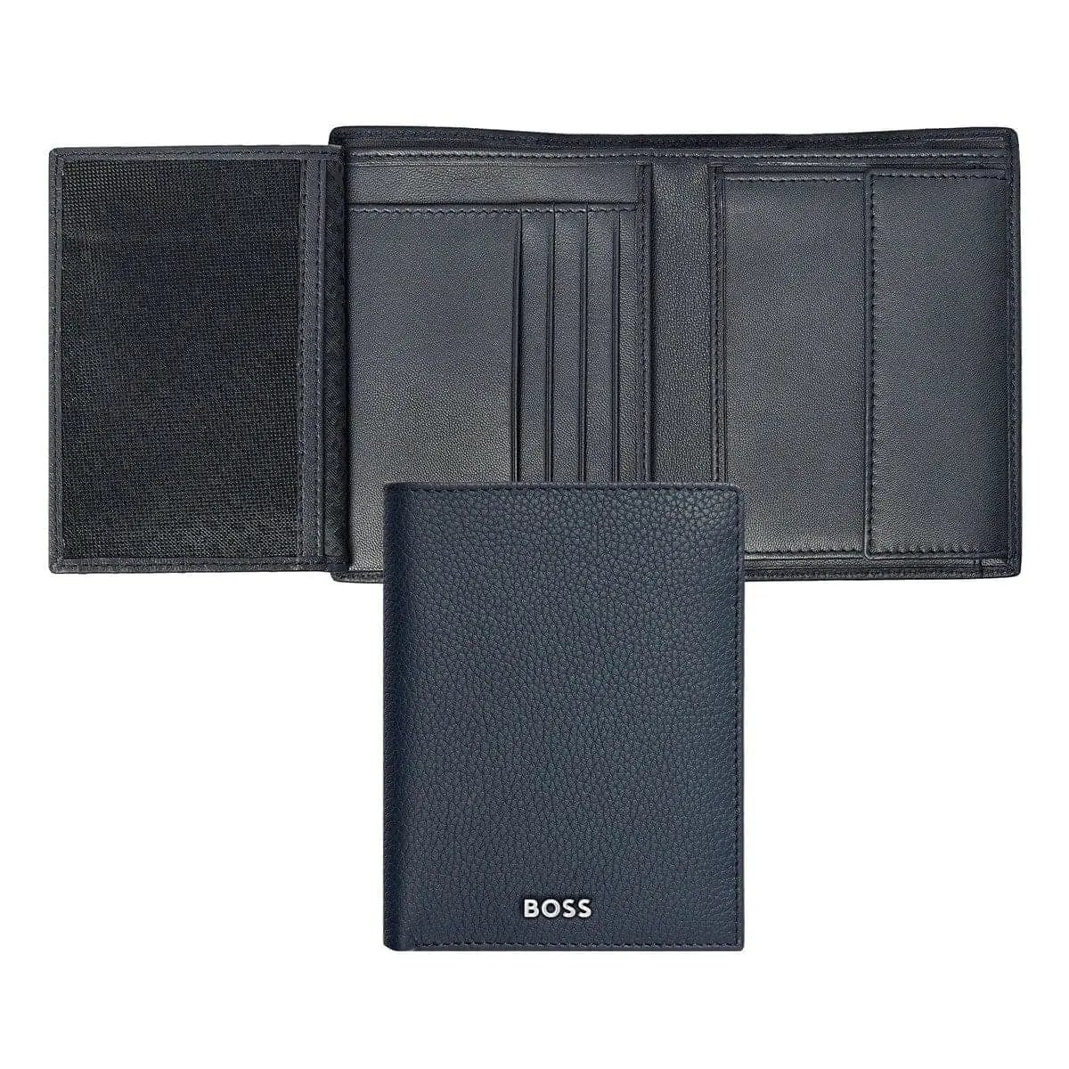 Hugo Boss, Portemonnaie, Classic Grained, Navy 1